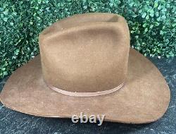 Classic Cowboy Hat Brown Benson's Rancher Custom 6 3/4. 5 X Beaver