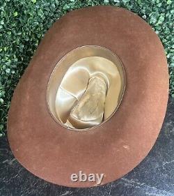 Classic Cowboy Hat Brown Benson's Rancher Custom 6 3/4. 5 X Beaver