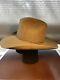 Cowboy Hat 10x Beaver Felt Custom Sz 7 Quarter Horse Pecan (beige) Mackey Hats