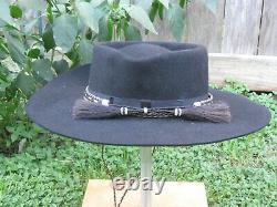 Cowboy, Ringo, Tombstone, hat, Handmade, 7 1/2, Black 5X Beaver, New, SASS