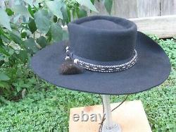 Cowboy, Ringo, Tombstone, hat, Handmade, 7 1/2, Black 5X Beaver, New, SASS
