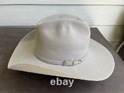 Custom 10X Beaver Felt Vintage Old West Stetson Cowboy Hat 7 1/8 Rodeo Western