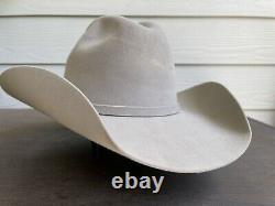 Custom 10X Beaver Felt Vintage Old West Stetson Cowboy Hat 7 1/8 Rodeo Western