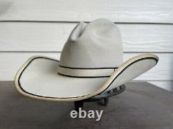 Custom Antique 5X Beaver Felt Vintage Old West Stetson Cowboy Hat 6 7/8 Gus