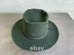 Custom Antique Vintage Beaver Felt Old West Cowboy Hat 7 1/4 Clint Eastwood 58cm