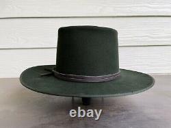Custom Antique Vintage Beaver Felt Old West Cowboy Hat 7 1/4 Clint Eastwood 58cm