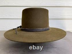 Custom Antique Vintage Beaver Felt Old West Cowboy Hat 7 1/8 Clint Eastwood 57cm