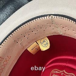 Custom Made Rodeo King 7XXXXXXX Beaver Felt Hat Size 7 Trimmed Brim