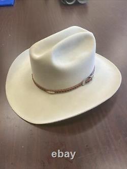 Custom Made Texas Hatters Hi Roller Cowboy Hat Size 7 1/2 Vintage