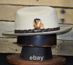 Custom Stetson 4X Open Road Cowboy Hat (7 3/8 tan)