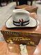 Dynafelt Lone Star Puma Grey Wool Felt Fur Men 7 Cowboy Hat Vntg Stagecoach Box