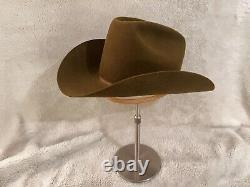 EXCELLENT VINTAGE 1960s-1970s Resistol Western Beaver Cowboy Hat Size 7