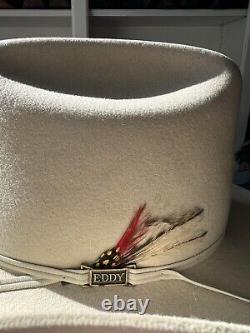 Eddy Bros Custom 7 56cm Vintage Silver belly Cowboy Hat