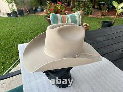 Excellent Houston Hat Co. Custom Made 5X BEAVER size 7 STETSON
