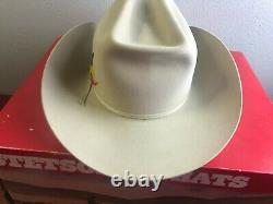 GREAT COND Stetson 7X Beaver Fur Felt Cowboy Hat XXXXXXX Size 6 7/8 BP6