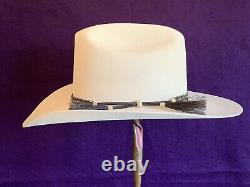 Gorgeous Resistol George Strait Cowboy Hat 7 ¾ XXXX Silver Belly Beaver