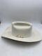 Greeley Hat Works Competitor Silvery Belly White Cowboy Western Hat Size 6 3/4
