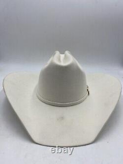 Greeley Hat Works Competitor Silvery Belly White Cowboy Western Hat Size 6 3/4