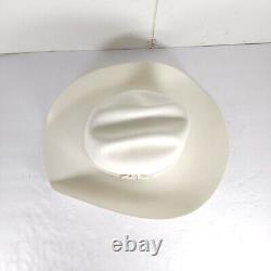 Greely Hat Works 10X BEAVER White Size 6 7/8 Felt Cowboy Western Hat