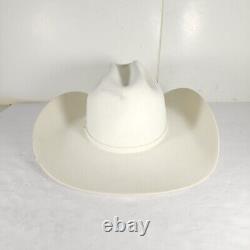 Greely Hat Works 10X BEAVER White Size 6 7/8 Felt Cowboy Western Hat