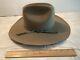 J B Stetson Fawn Beaver Cowboy Sz 7 Grade 4x Hat With Turquoise Trim + Stetson Pin