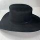 John B. Stetson 4x Beaver Black Cowboy Hat Canyon Size 6 7/8 Stetson