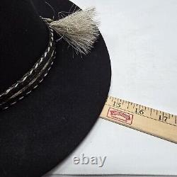 Jim West Last Best Cowboy Hat 100x Beaver & Leather Wild Wild West Custom Size 7
