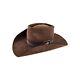 John B Stetson 3x Beaver Western Hat Size 7 Brown Vintage Cowboy Triangle Crown