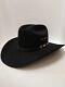 John B. Stetson 4x Beaver Black Cowboy Western Hat 7 1/4- Excellent Condition