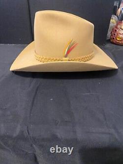 John B. Stetson 4X Beaver Hat size 7 3/8 excellent condition