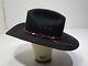 John B Stetson 4x Beaver Western Cowboy Hat Long Oval Size 58 7 1/4 Vintage