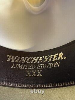 John B. Stetson Beaver XXX Winchester Limited Edition Cowboy Hat Size 7 Green
