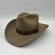 John B. Stetson Company 4x Beaver Brown Tan Cowboy Rancher Hat Size 7 See Pix