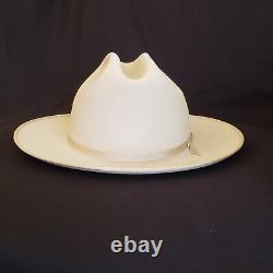 John B Stetson Company Cowboy Hat 4X Beaver The Open Road 7? Original Box Vtg