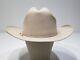 John B Stetson Mens Cowboy Western Hat 3x Xxx Beaver Oval Beige 7 1/4 Texas
