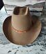 John B. Stetson Pecan Cowboy Western Hat 4x Beaver 7 3/8 Vintage Sharp