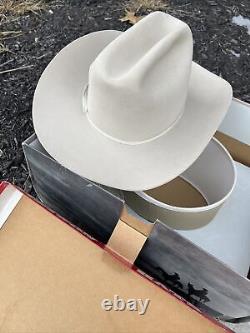 John B. Stetson Rancher - Silver Belly Size 7 Cowboy Hat NEW Without Box