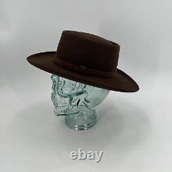John B. Stetson The Gun Club 4X Beaver 6 3/4 Cowboy Hat Original Box 90s Vintage