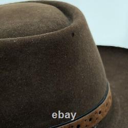 John B. Stetson The Gun Club 4X Beaver 6 3/4 Cowboy Hat Original Box 90s Vintage