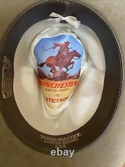 John Stetson 3X Beaver Winchester Limited Edition XXX Cowboy Hat withBox Sz 7-1/8