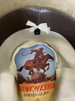 John Stetson 3X Beaver Winchester Limited Edition XXX Cowboy Hat withBox Sz 7-1/8