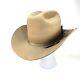 Kingsland, Inc Cowboy Hat Lt. Brown Felt Size 7-1/2'cattleman's Style' Vgc