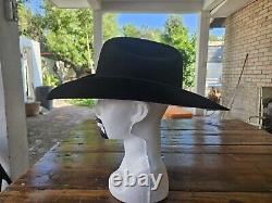 Larry Mahan 4X Beaver Brim 4 Size 7 1/4 Black. No Original Box