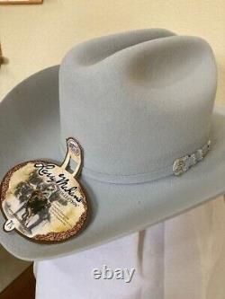 Larry Mahan Jerarca 7 1/4 10x Beaver Fur Felt New Mens 4 Brim Cowboy Hat