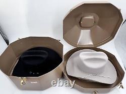 Lot of (2) Western Cowboy Hats, 7 3/8, Rodeo King, Baileys, 5X Beaver, withCase
