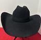 M&f Twister 10x Black Beaver Western Cowboy Hat Size 71/4 Long Oval Beautiful