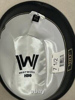 MHT West World Cowboy Hat Mens 7.5 Beige 3X Beaver Blend HBO Rare