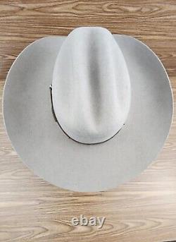 MHT Westerns Cowboy Hat Mens 7 1/8 Tan 3X Beaver Blend 57 Master Hatters Texas
