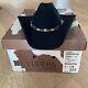 Mint Resistol 5x Beaver Pecos Cowboy Hat In Original Box Black 7 1/8 Long Oval