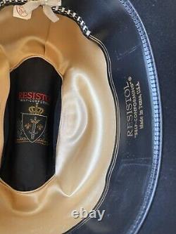 Marshall 200x Resistol Black Long Oval Western Hat Texas Style